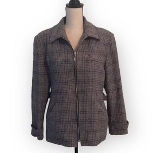 Vintage 90s Preppy Braebrook Wool Blazer Jacket